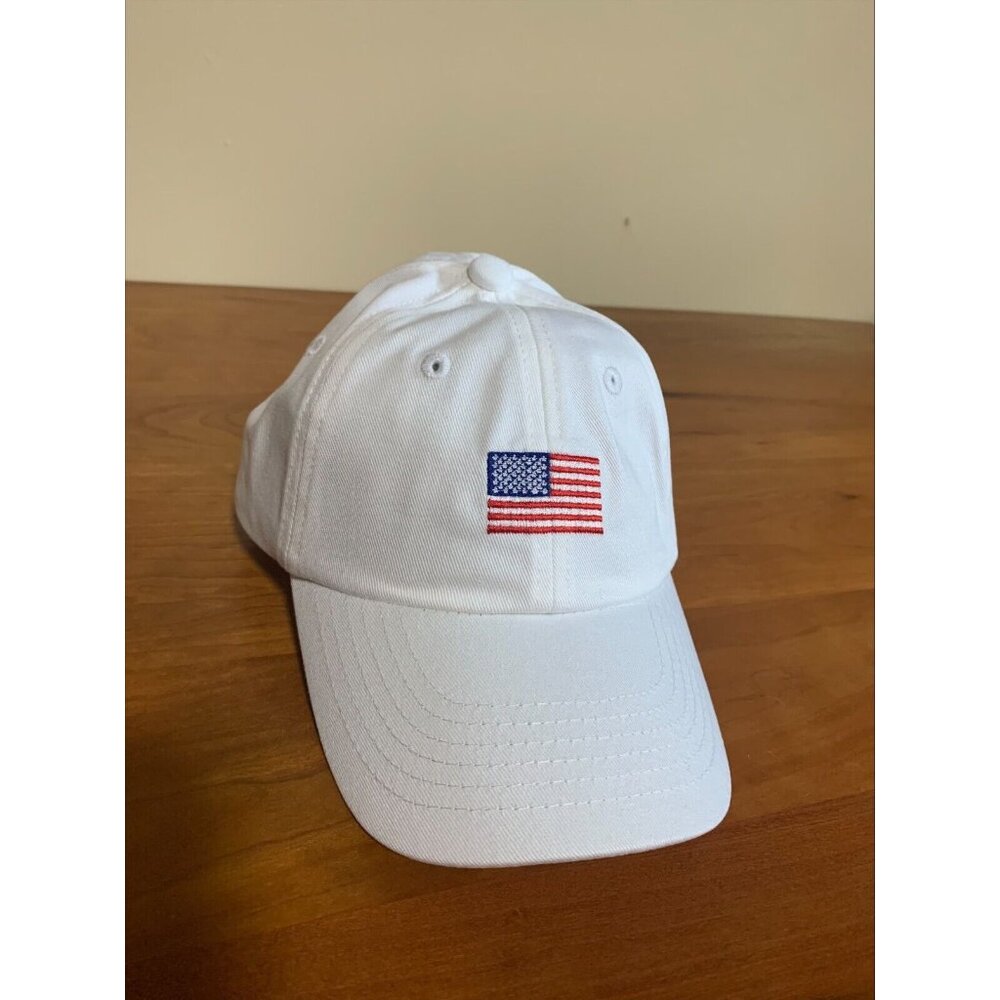 Bits&Bows White Baseball Cap Youth Size